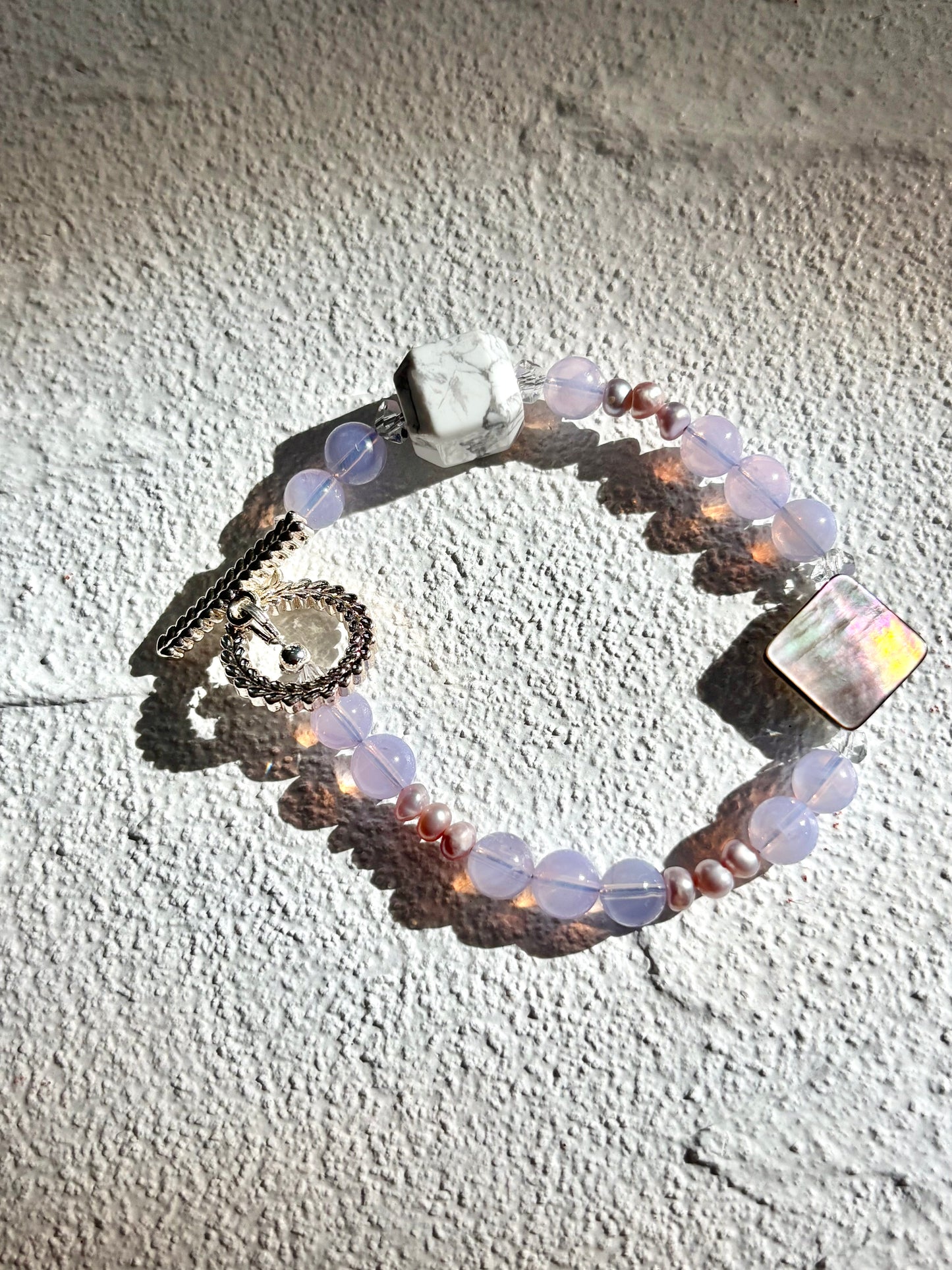 Double the Purple Toggle Bracelet