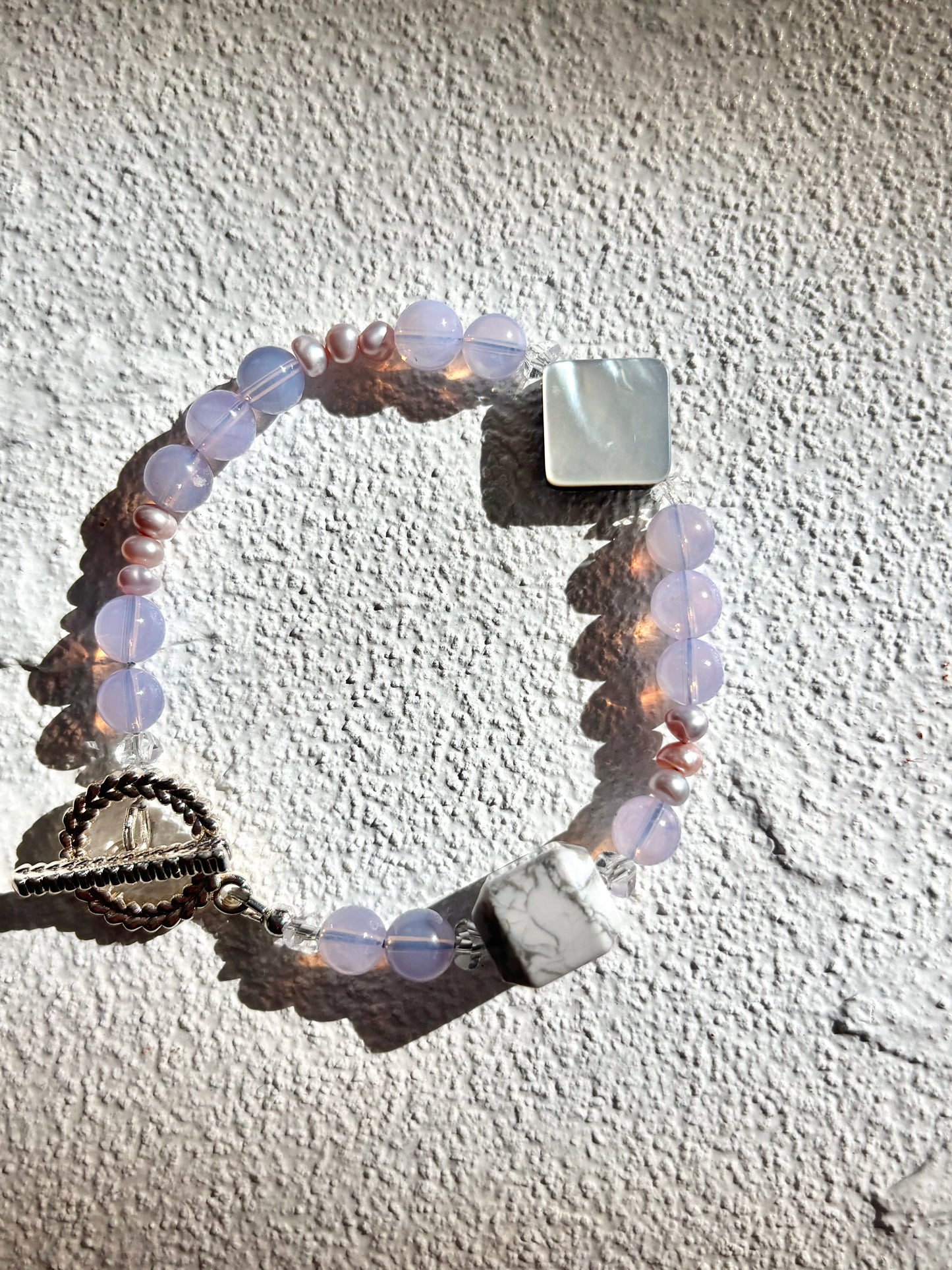 Double the Purple Toggle Bracelet