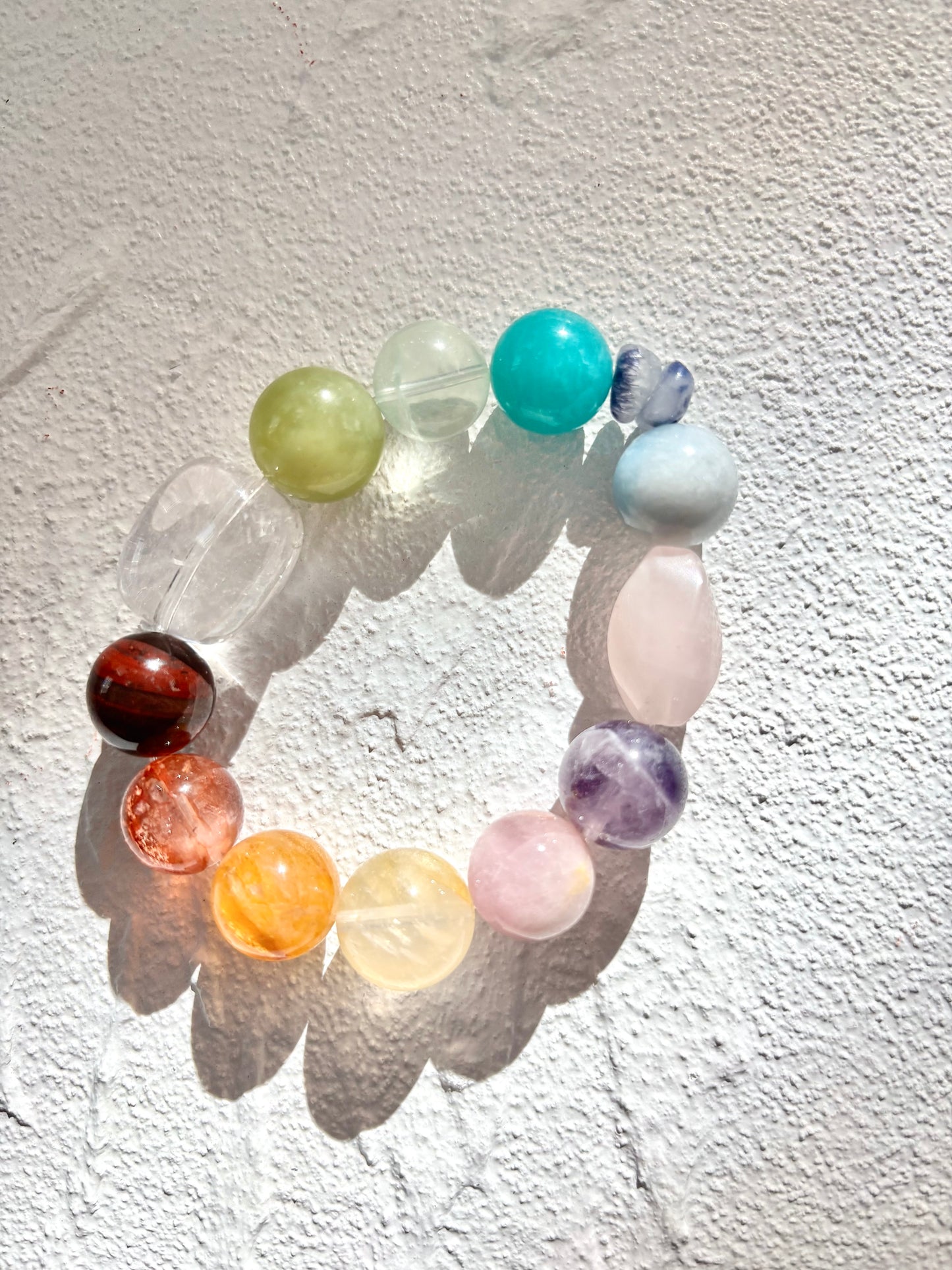 Rainbow Clarity Energy Bracelet- Rainbow