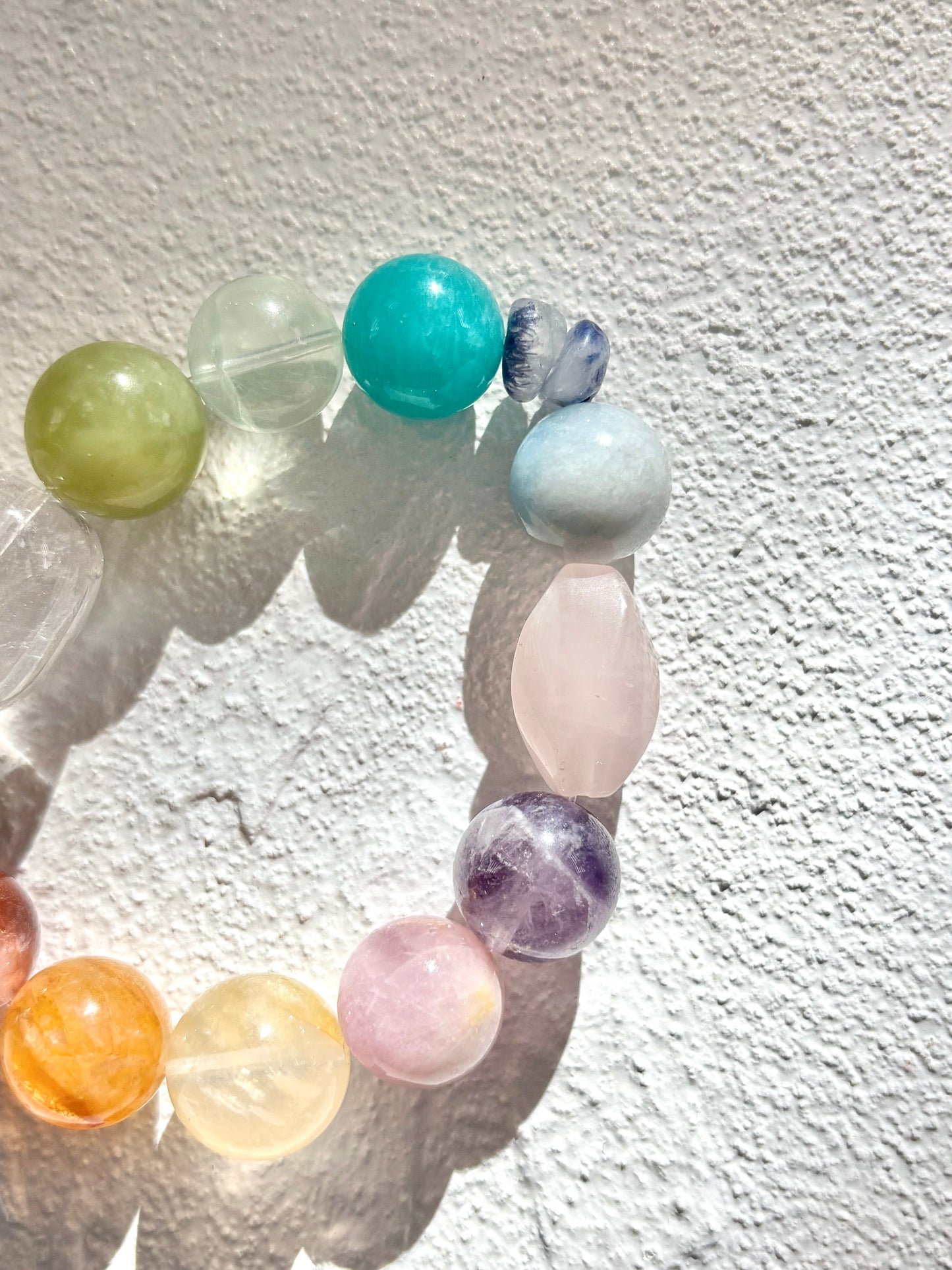 Rainbow Clarity Energy Bracelet- Rainbow