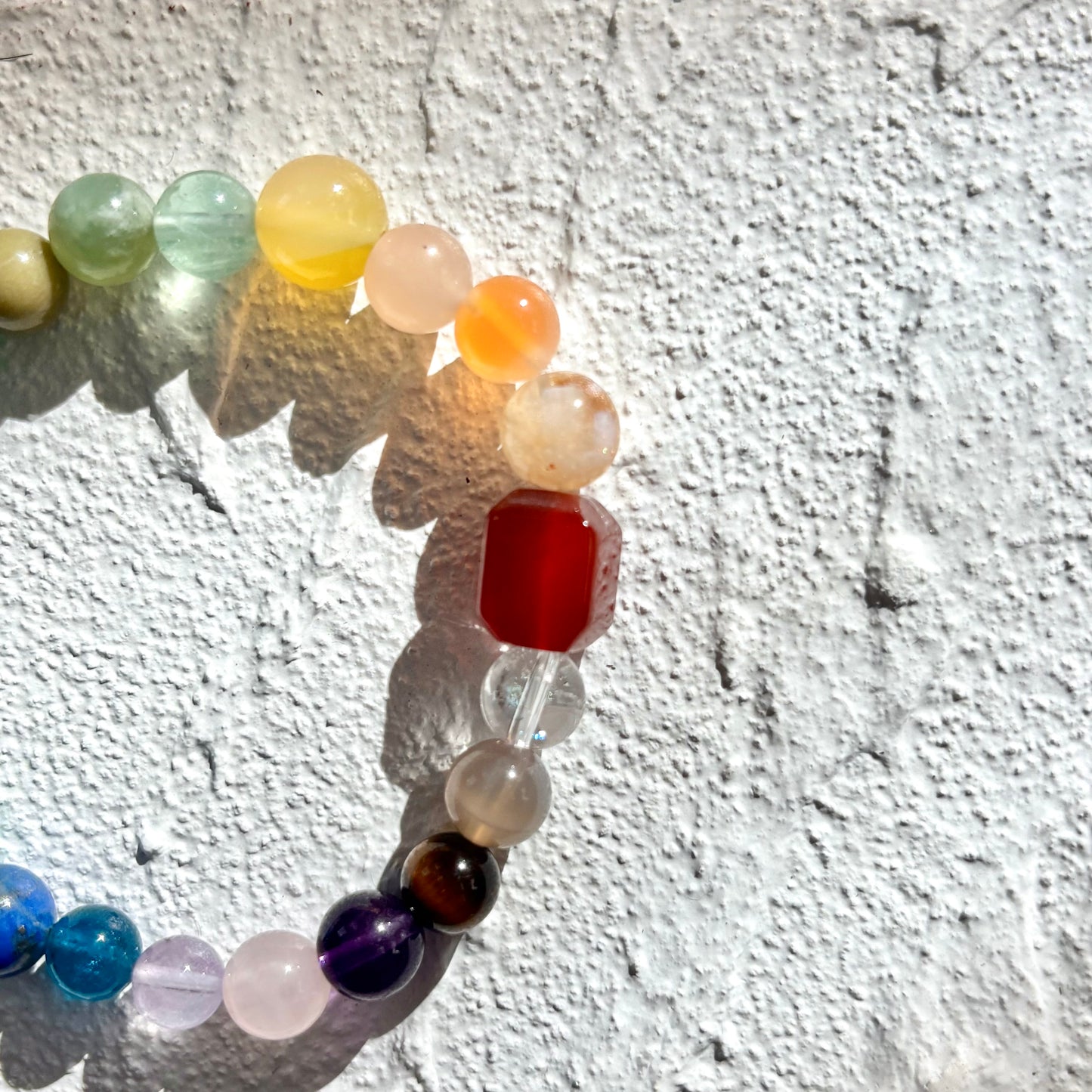 Gradient Rainbow Crystal Bracelet – Rainbow