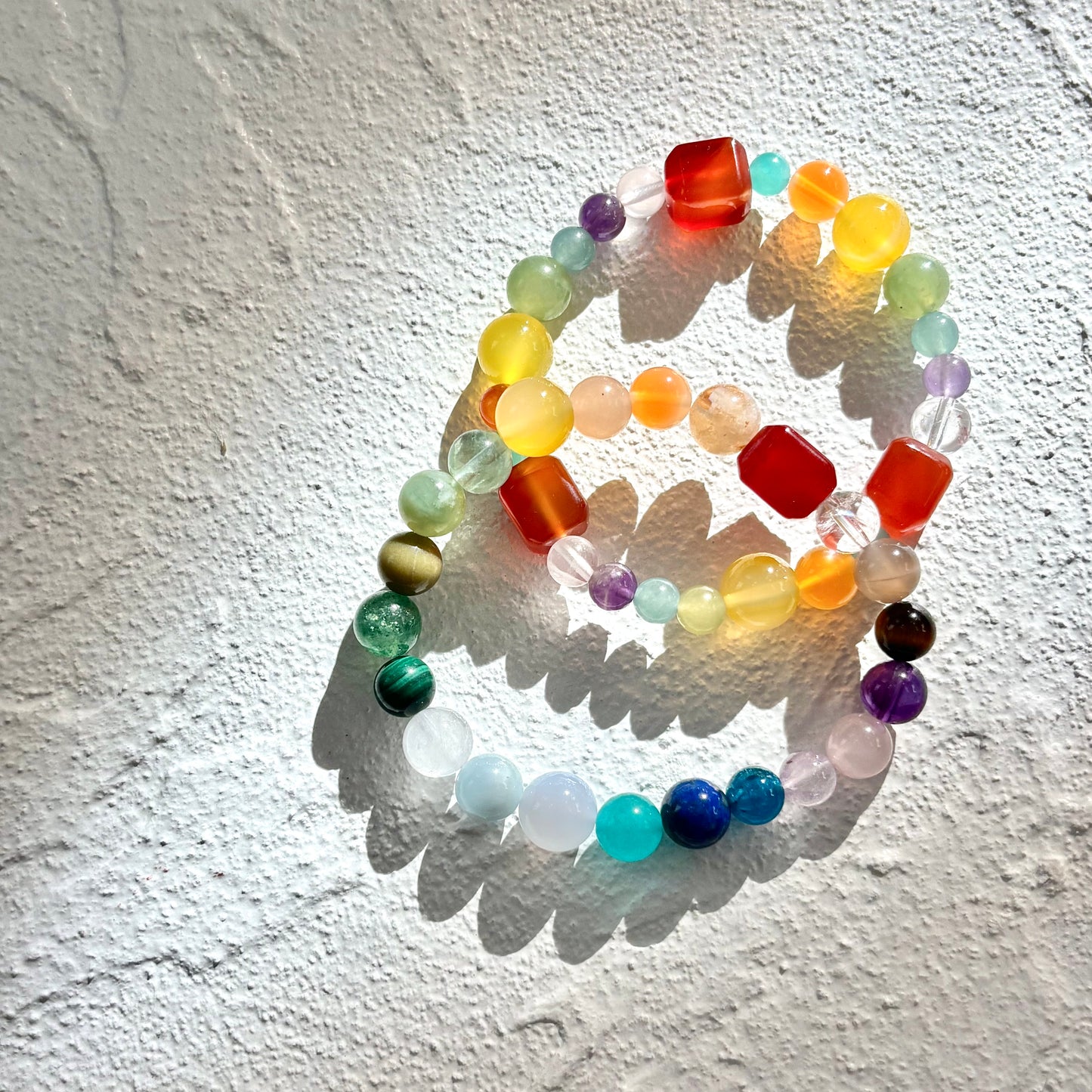 Gradient Rainbow Crystal Bracelet – Rainbow
