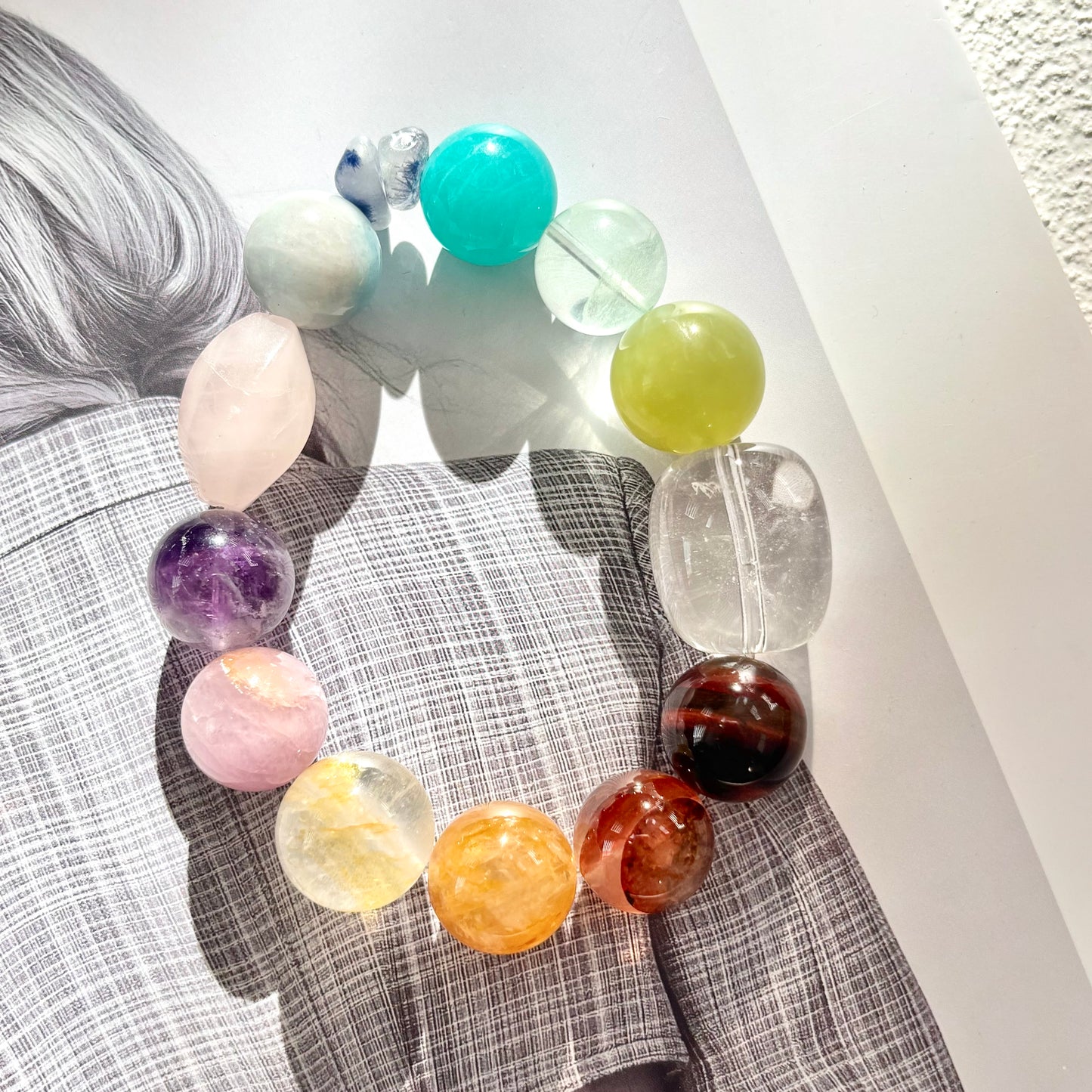 Rainbow Clarity Energy Bracelet- Rainbow