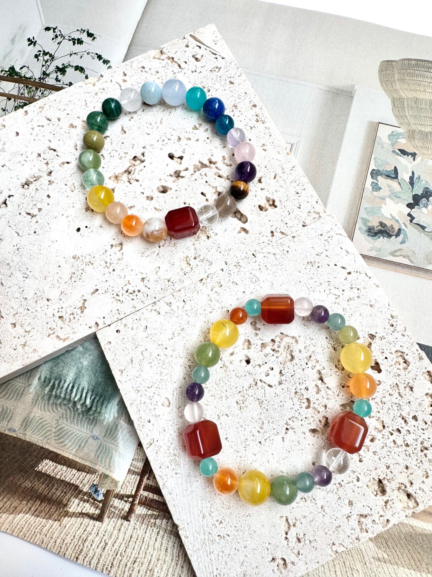 Gradient Rainbow Crystal Bracelet – Rainbow