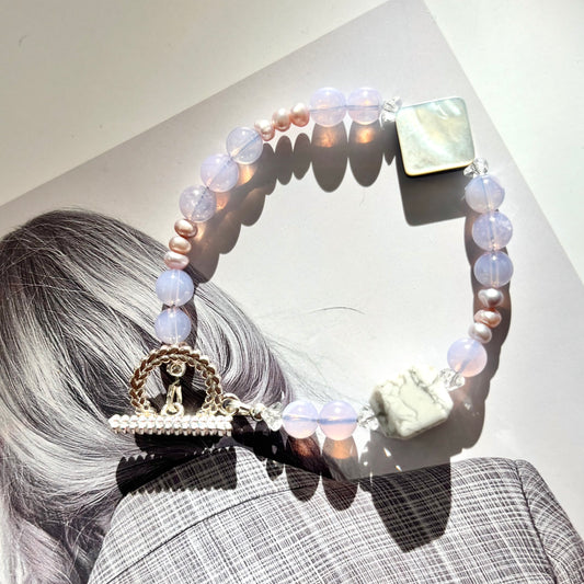 Double the Purple Toggle Bracelet