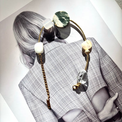 The Blend of Elegant Adjustable Chain Verdant Glow Bracelet